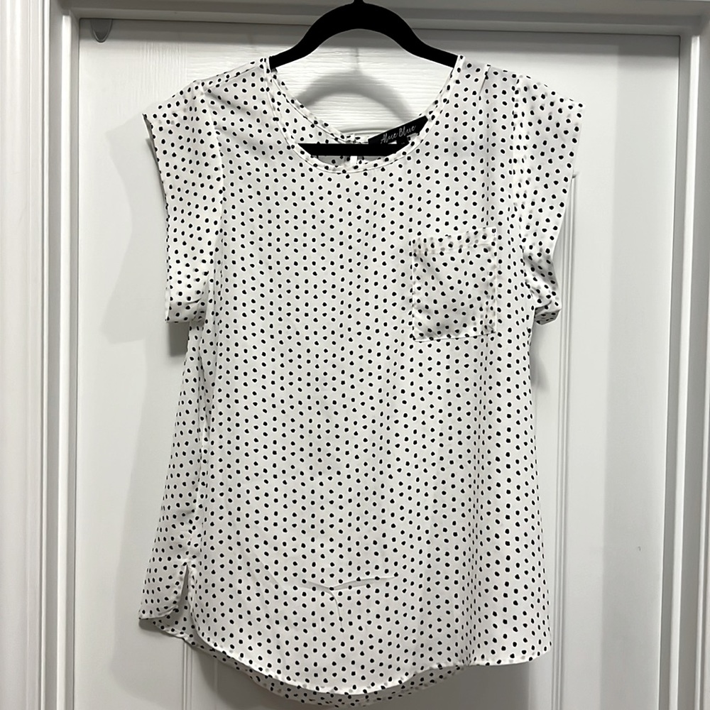 Alice Blue one pocket blouse